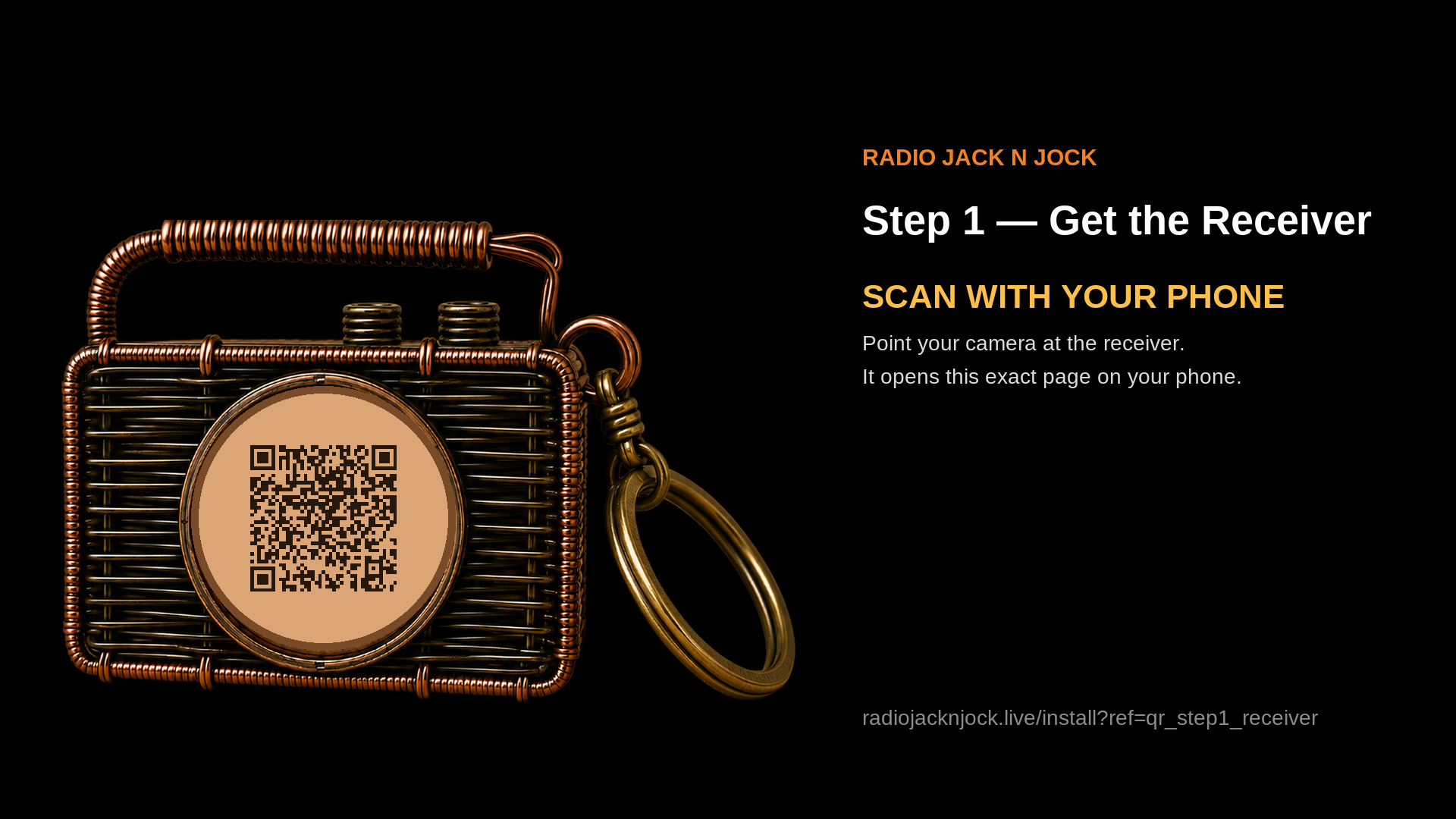 Get the Receiver — scan this code with your phone