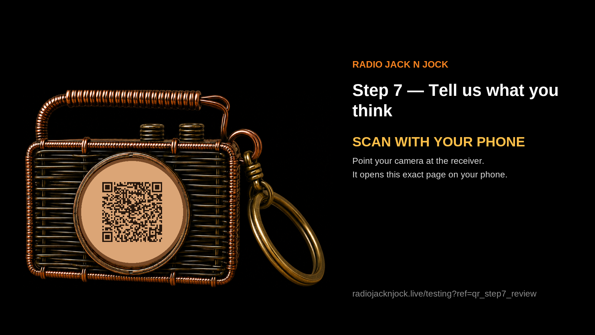 Tell us what you think — scan this code with your phone